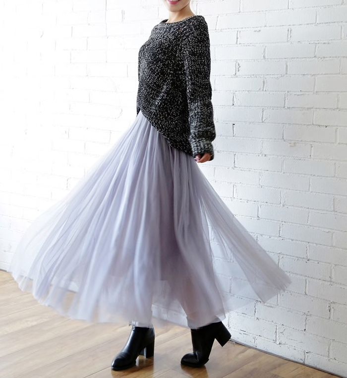 Tulle Mesh Skirt