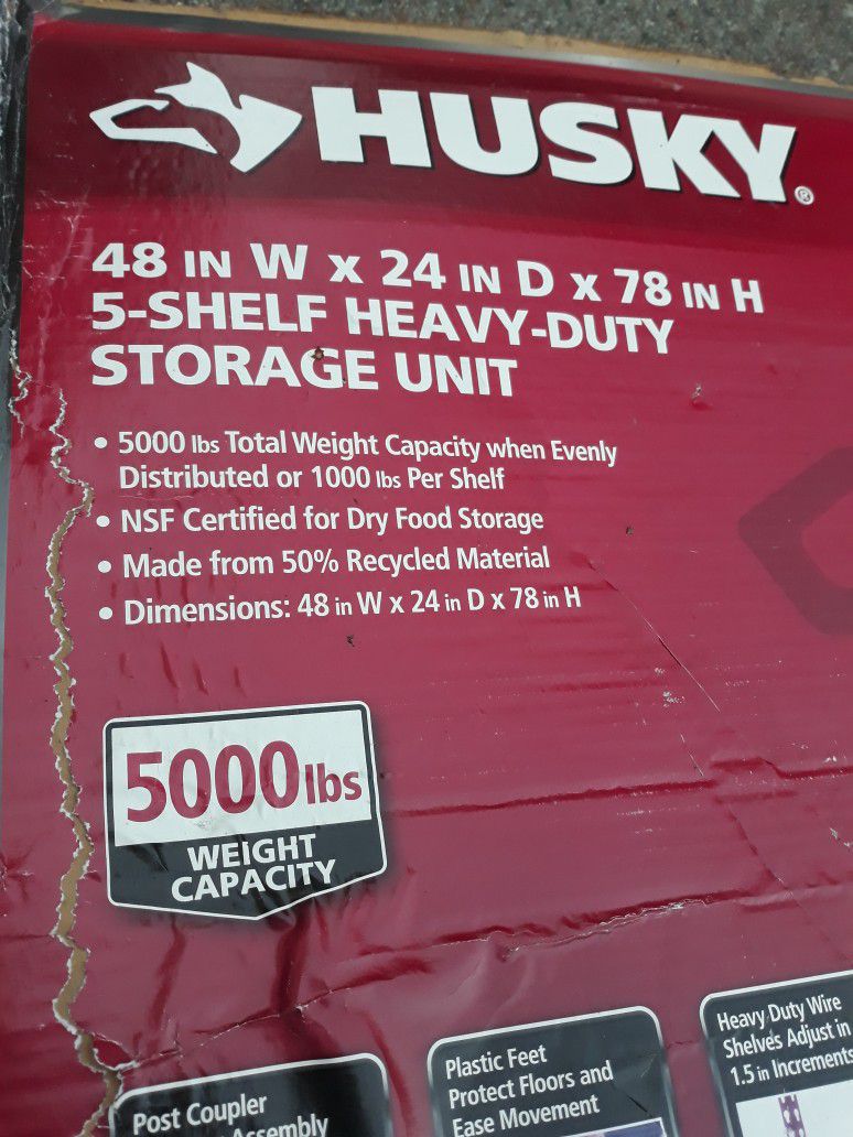 5000lbs Heavy Duty Metal Shelves