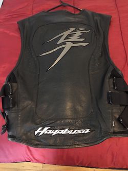 Leather motorcycle vest icon Hayabusa Thumbnail