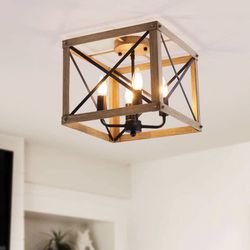 Industrial Rectangle Ceiling Light Thumbnail
