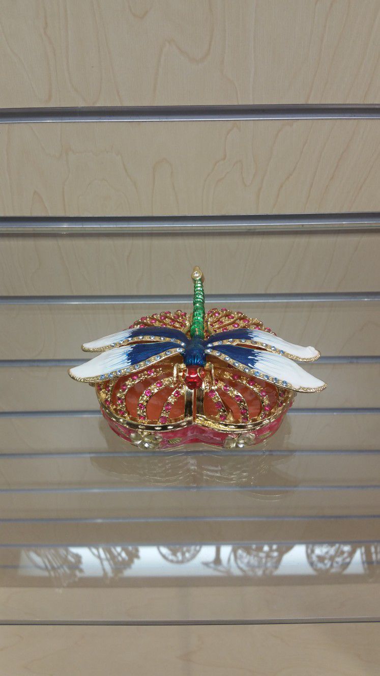 Jeweled DragonFly figurine / trinket - $29.99 ( NEW ) 