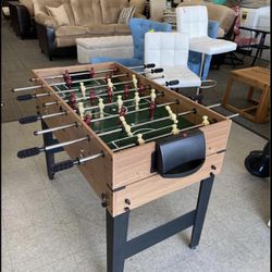 MD Sports 48" 3 In 1 Combo Game Table, Pool, Hockey, Foosball, Accessories Included Thumbnail