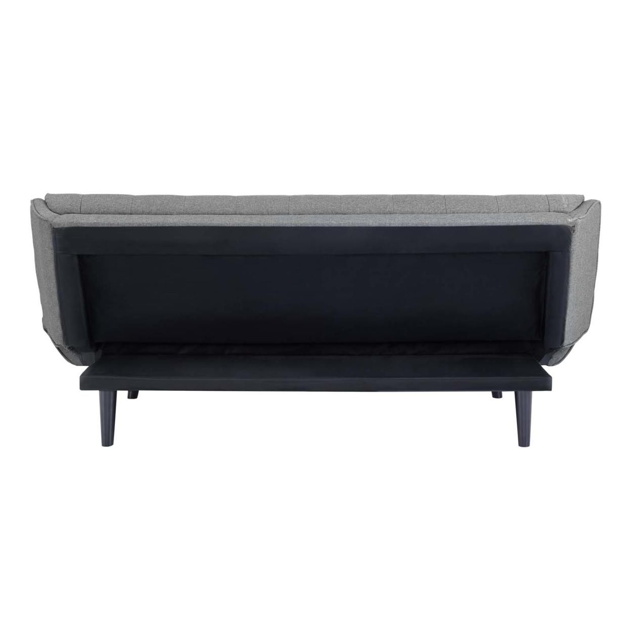 Glance Tufted Convertible Fabric Sofa Bed (3093-GRY)