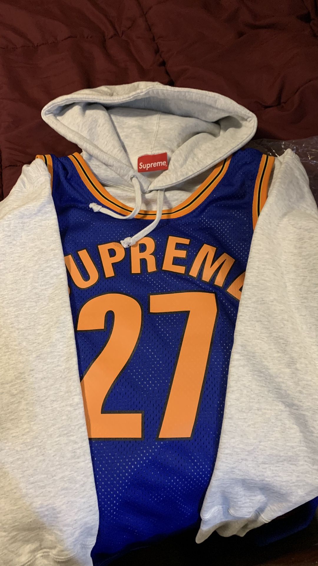 Supreme Jersey Hoodie