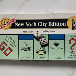 Vintage Monopoly New York City Edition Thumbnail