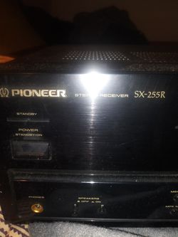 Pioneer SX 255R recever W/ SONY bookshelf Speaker Thumbnail