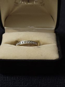 Beautiful Wedding Ring Set-3 Pieces 14k White Gold Thumbnail