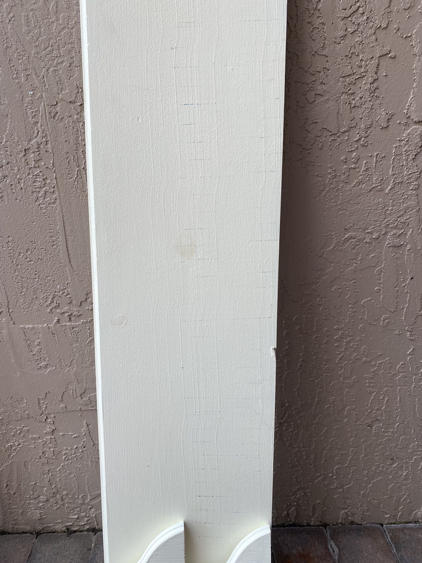 2 White Wooden Shelves