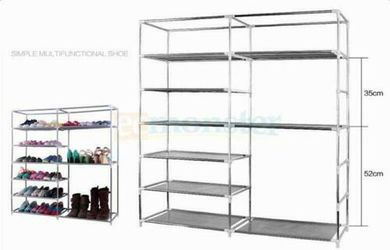 NEW Shoe Rack Cabinet Storage Shoe Closet Shelf Storage Organizer Home living Bedroom Office Thumbnail