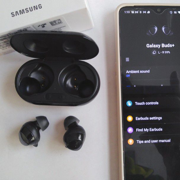 Samsung  Galaxy Buds+ Plus True Wireless Earbud Headphones
With Wireless Charging Case AKG Tuning
