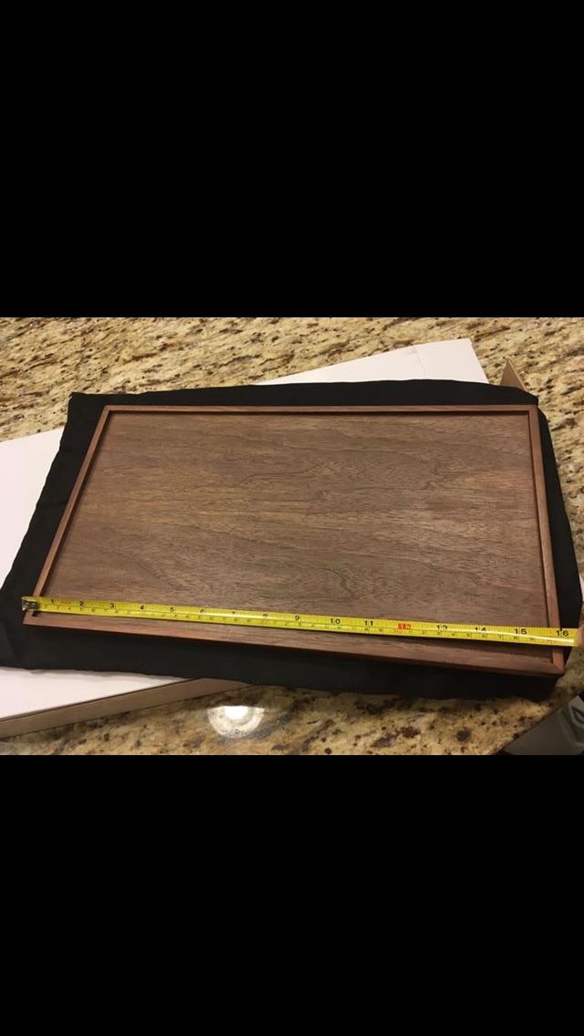 Teavana Walnut Tea Tray
