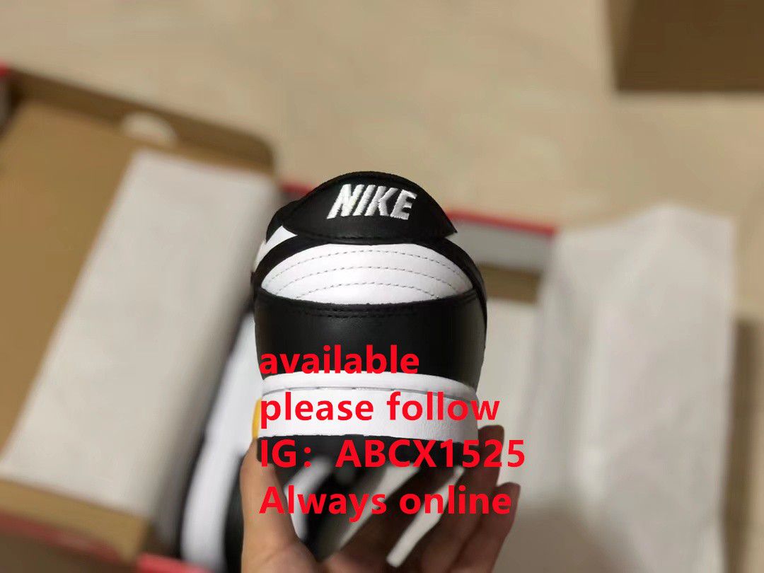 Nike sb dunk black white size4-13