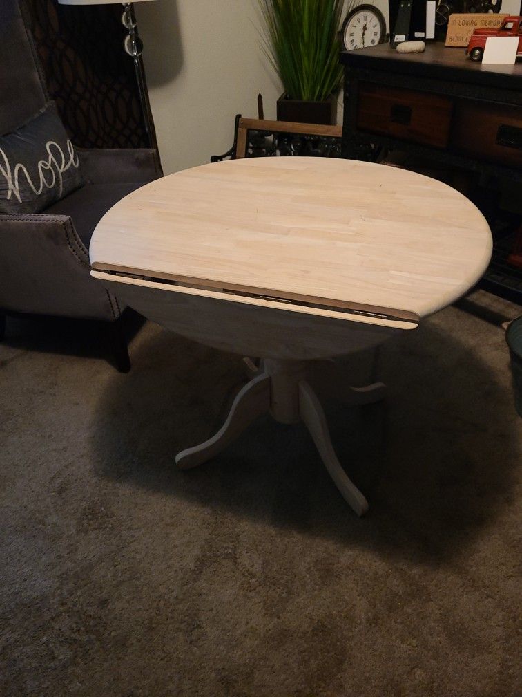 Solid Wood Table Ends Fold Down