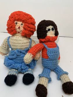 Crochet raggedy Ann and Andy Thumbnail
