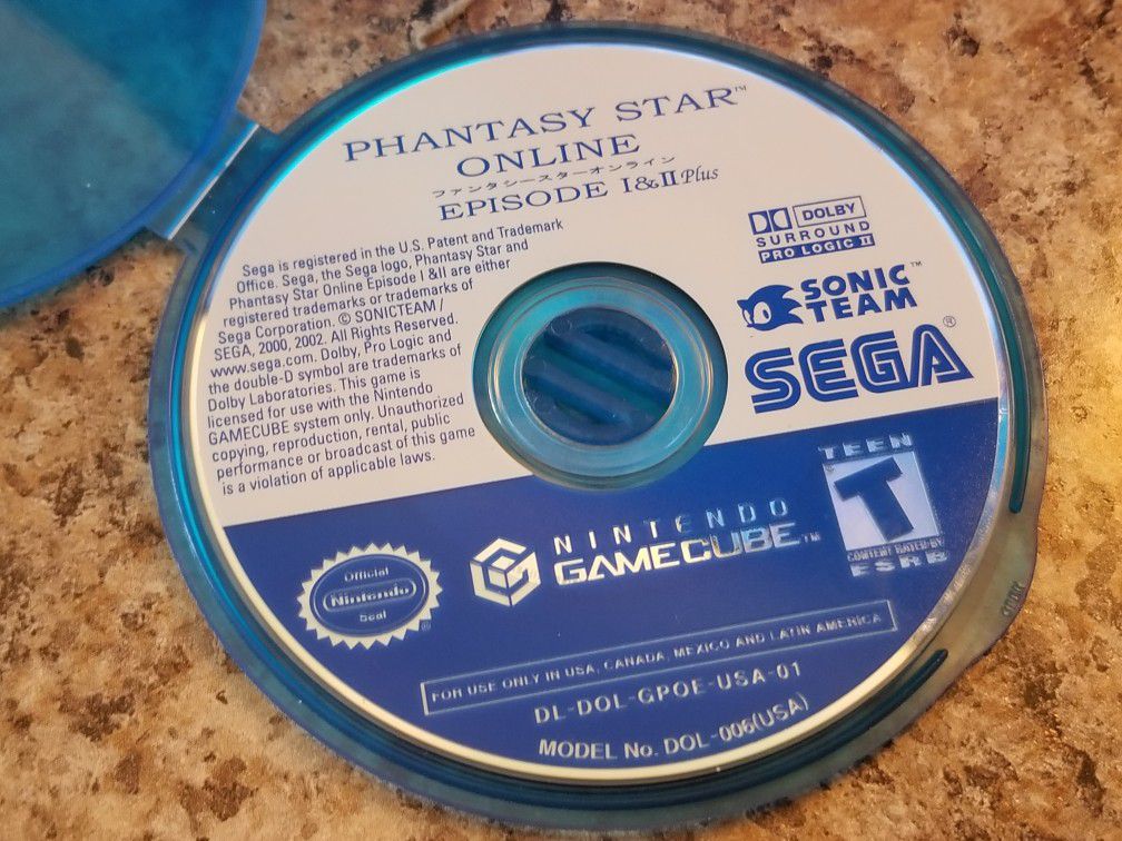 GC GameCube Games and Cases, Phantasy Star Online, Mario Party, Super Smash Melee, +3