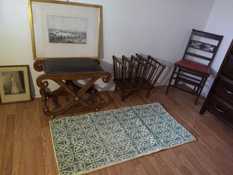 Room Full Of Vintage Furniture And Decorative Items Please Read At Thumbnail