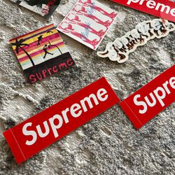 Authentic Supreme Sticker Collection Thumbnail