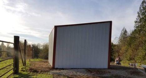 Loafing Shed Plans: 12’ x 15’ shed (includes supply list, diagram, instruction) Thumbnail