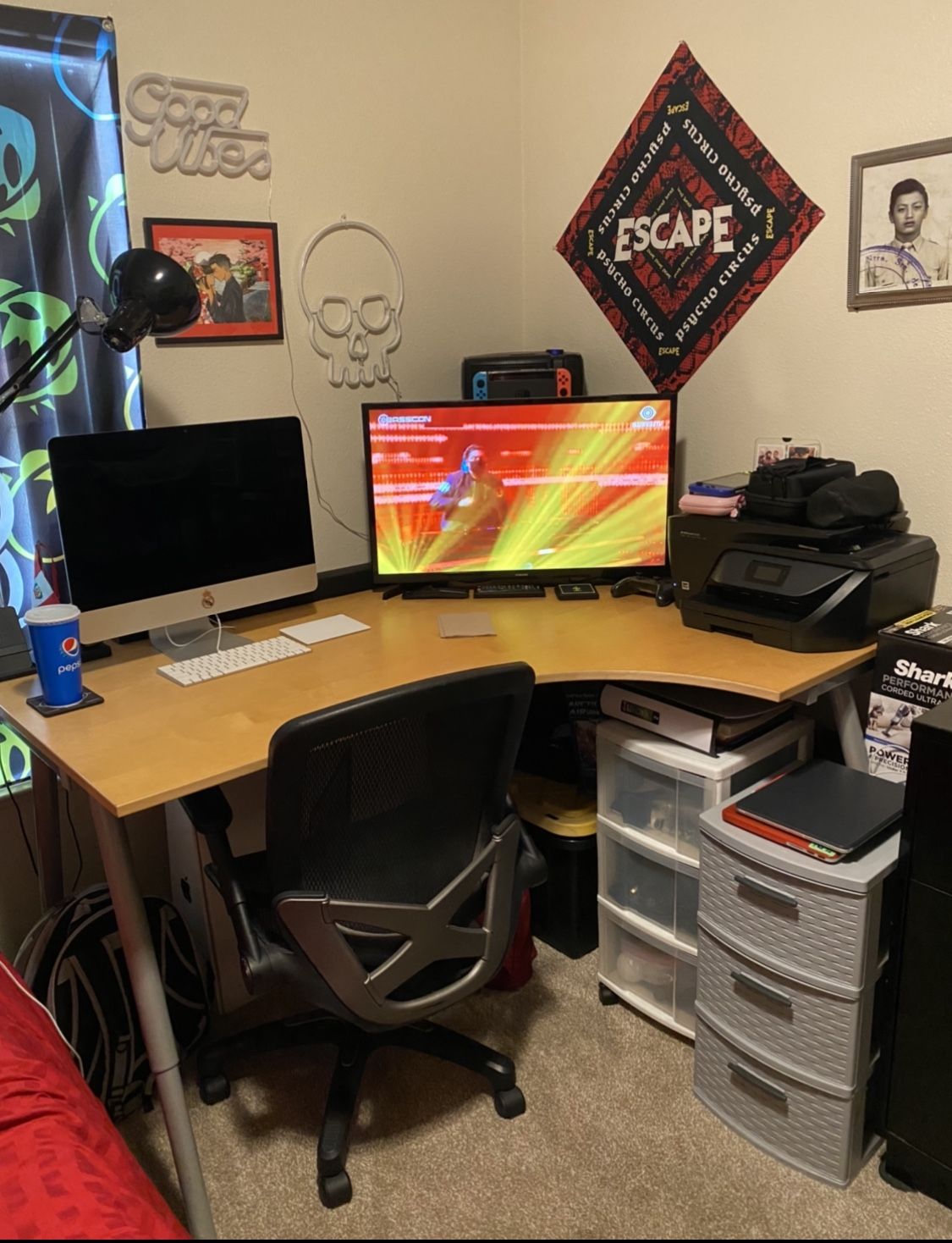 Desk (IKEA COMPUTER CORNER DESK)