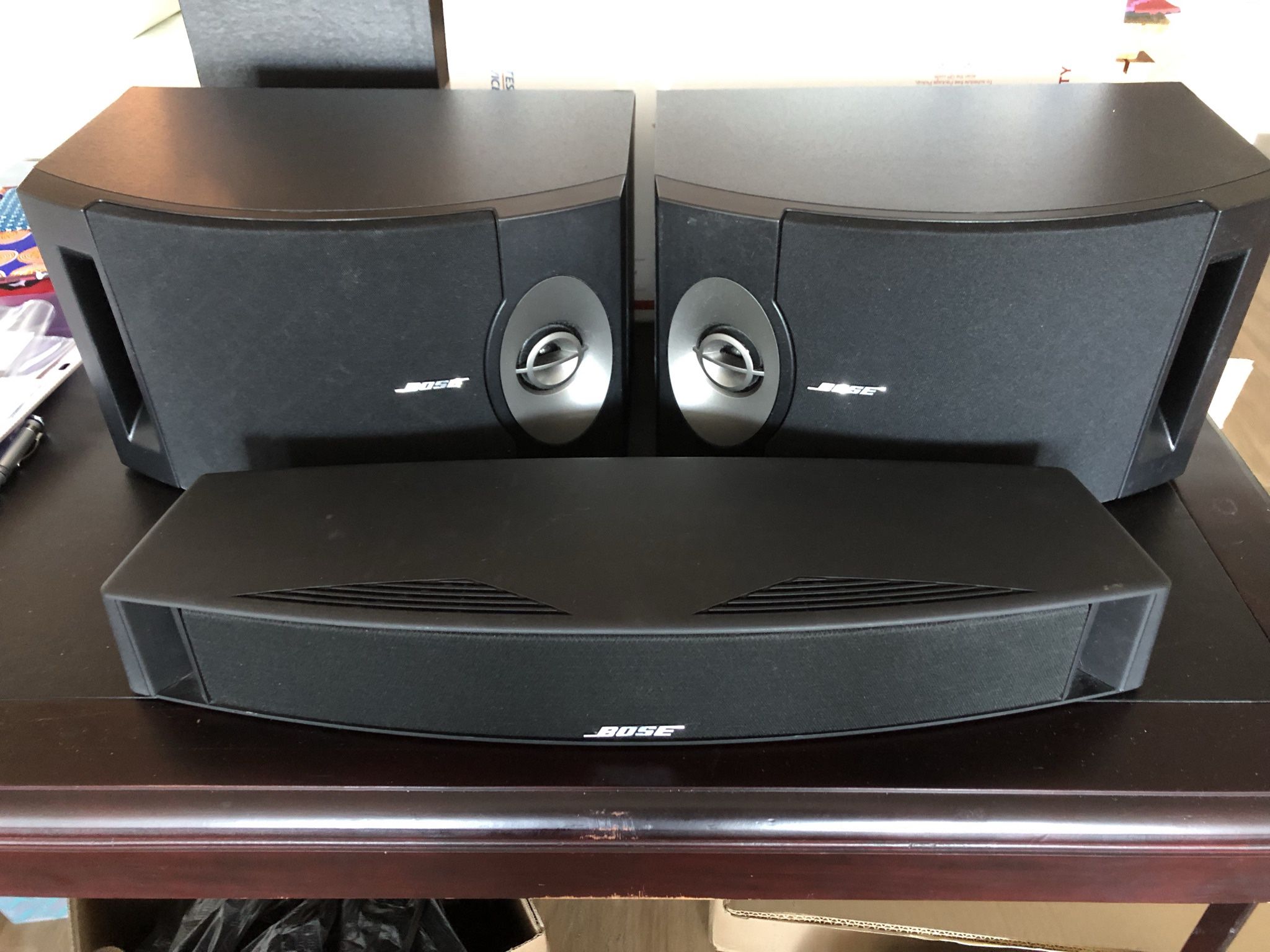 Surround Sound Receiver With Bose Speakers And Polk Subwoofer