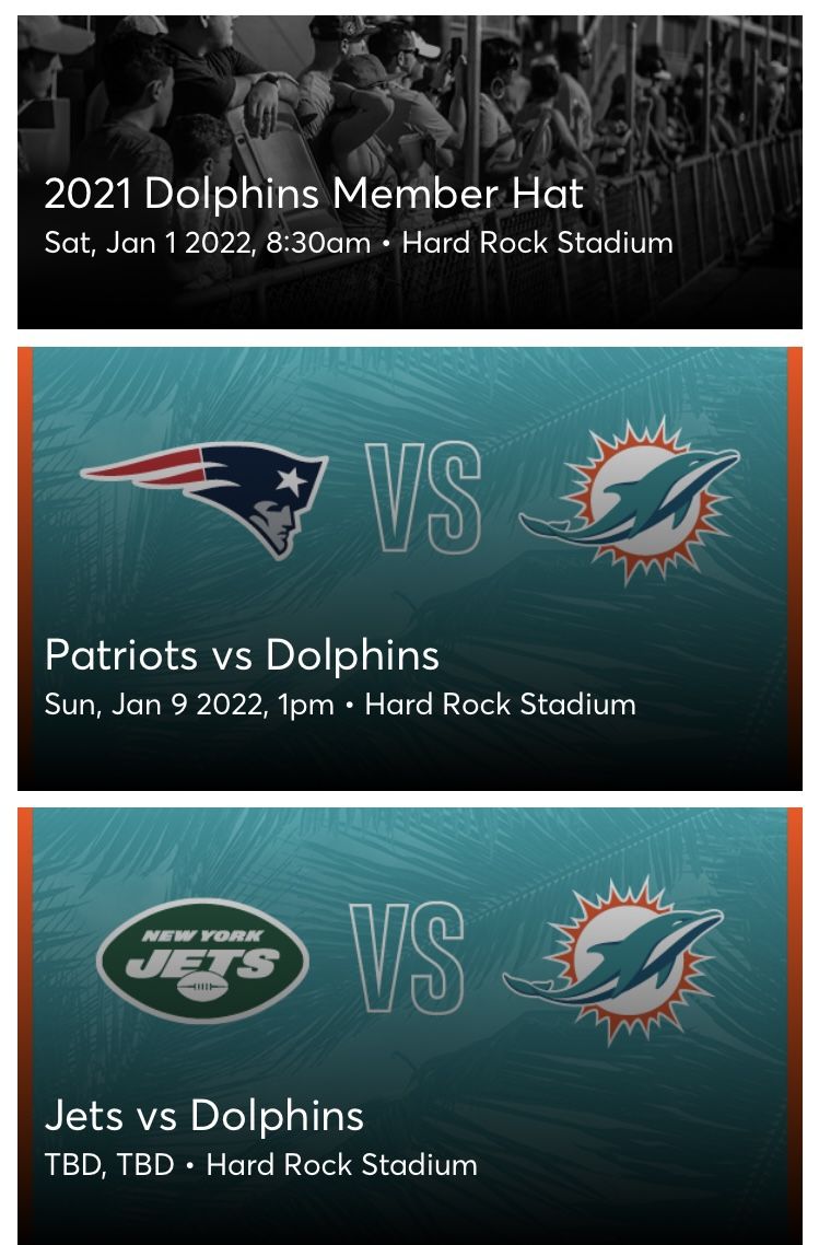 Dolphins Tickets