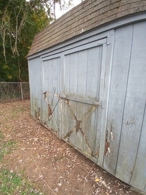 "Moved" Job Done 10'×12' Shed Out Building Moved, "NOT FOR SELL"!