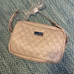 Pink Faux Leather Crossbody Purse For Woman  Thumbnail