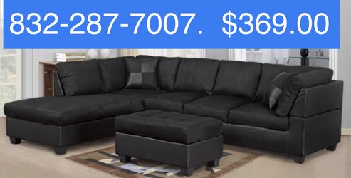 Black Color Sectional Sofa Sale From Vivi Furniture For Sale In Houston Tx Offerup