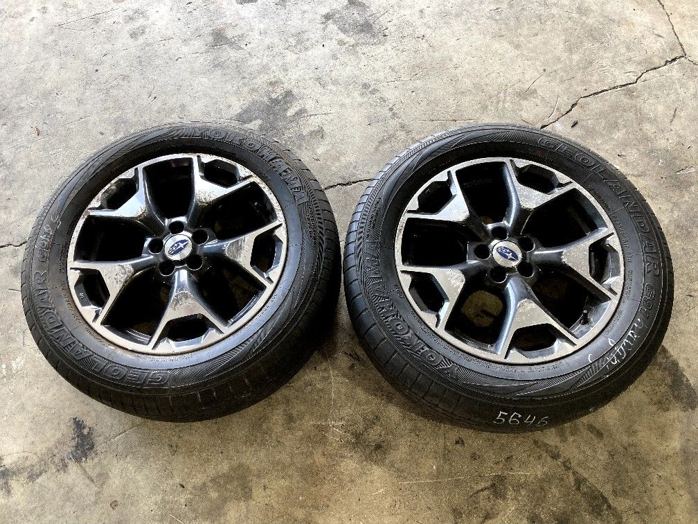 Rims And Tires 17" For 2018  Subaru Stock 05646