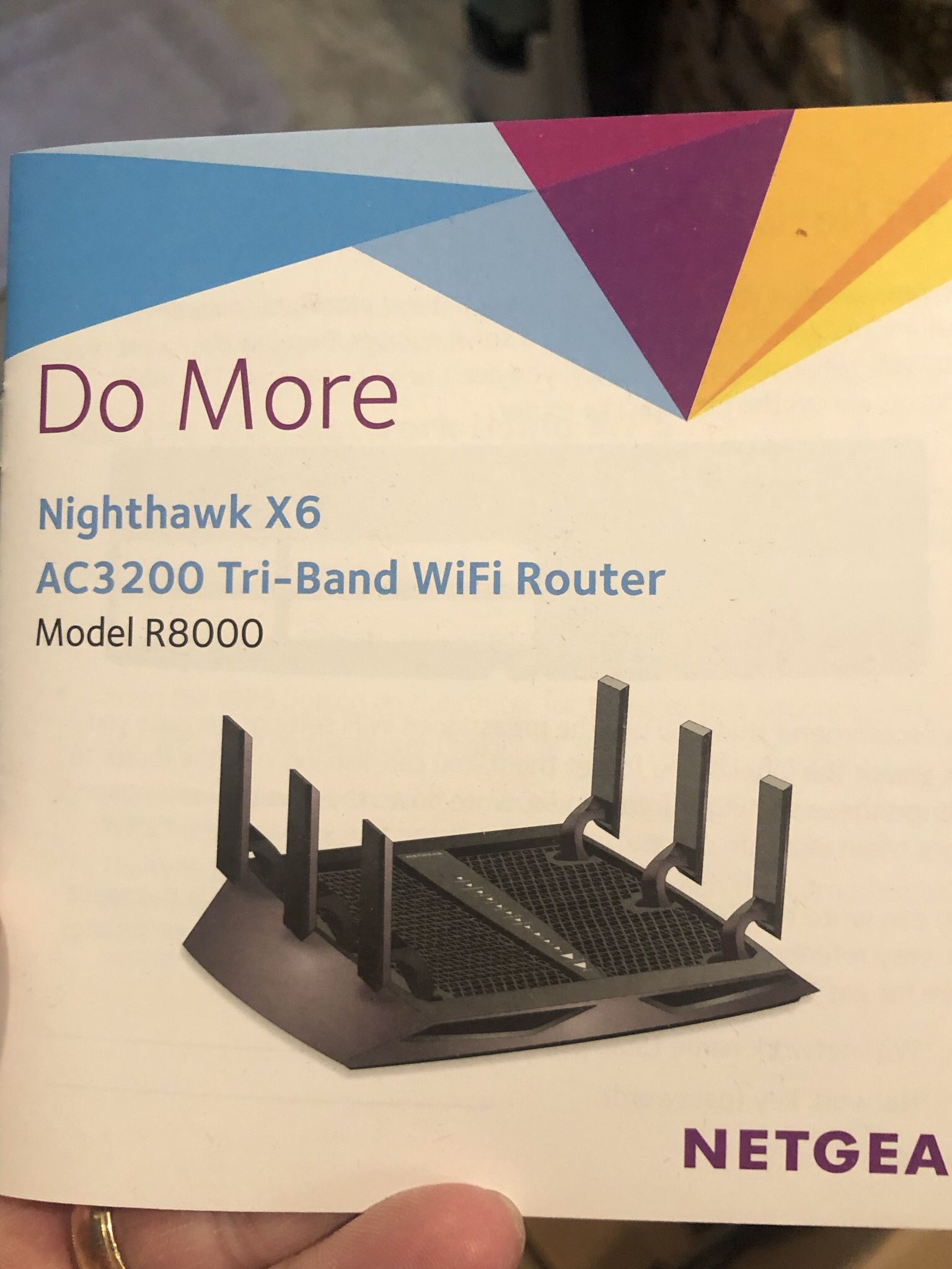 Nighthawk Tri-Band Wifi Router