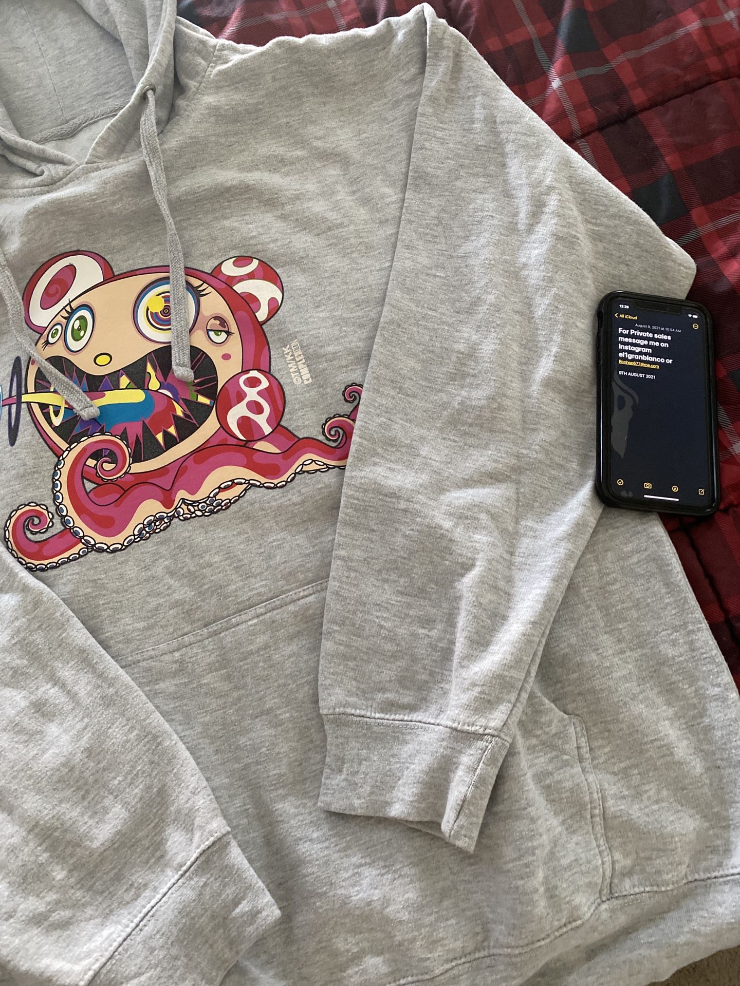 Takashi Murakami Complexcon 2017 Hoodie Mr Dob Dobtopus Logo Long Beach Size L