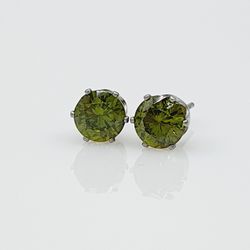 "Round Zircon Stainless Steel Stud Earrings for Women, SHLG1081
 
  Thumbnail