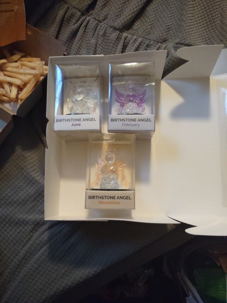 Birthstone Angel's Figurines (February,November,& June)