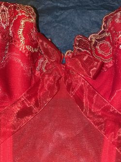 Red Lace Corset w/Adorable Bows ~ NWT’s $20 Thumbnail