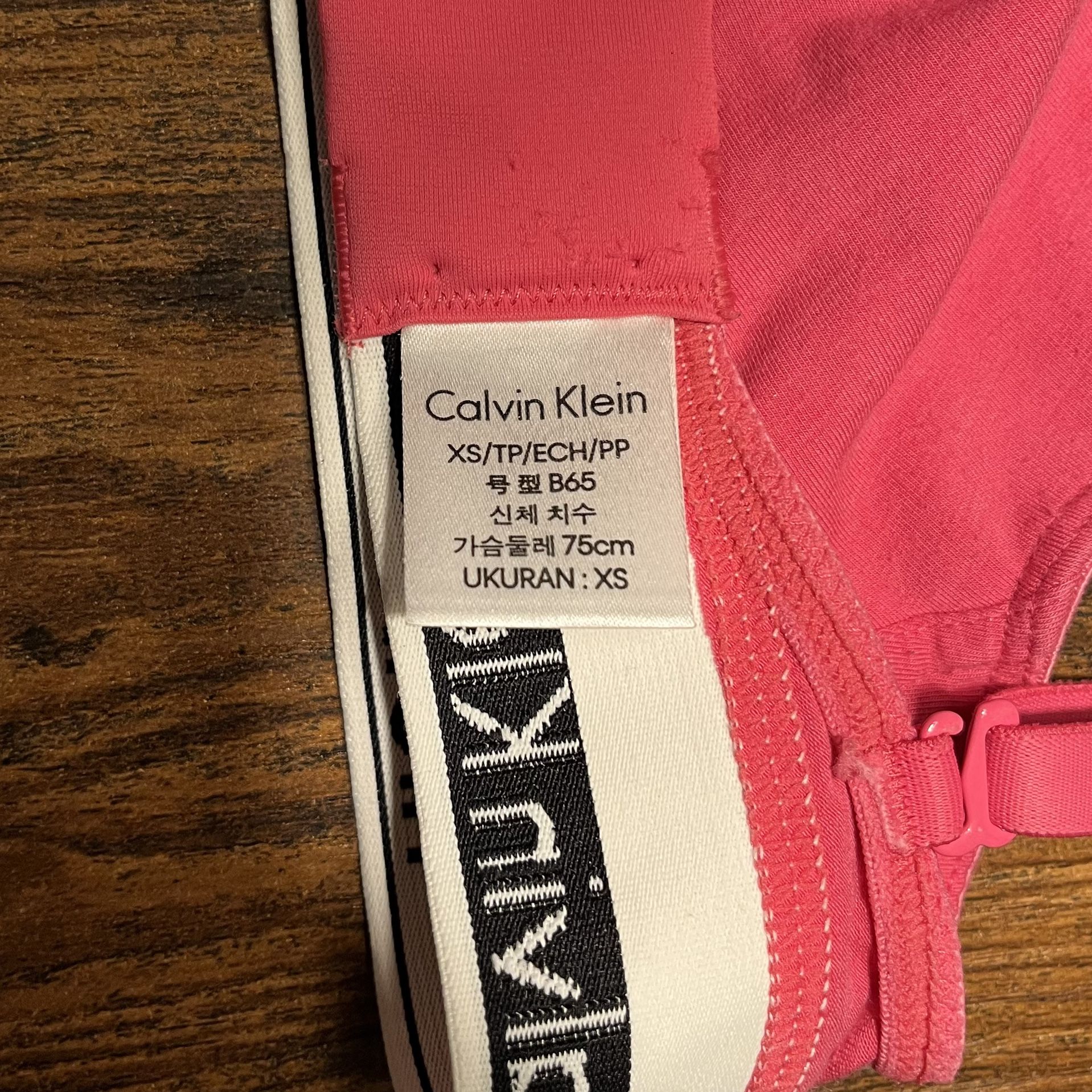 Calvin Klein Triangle Bralette (XS)