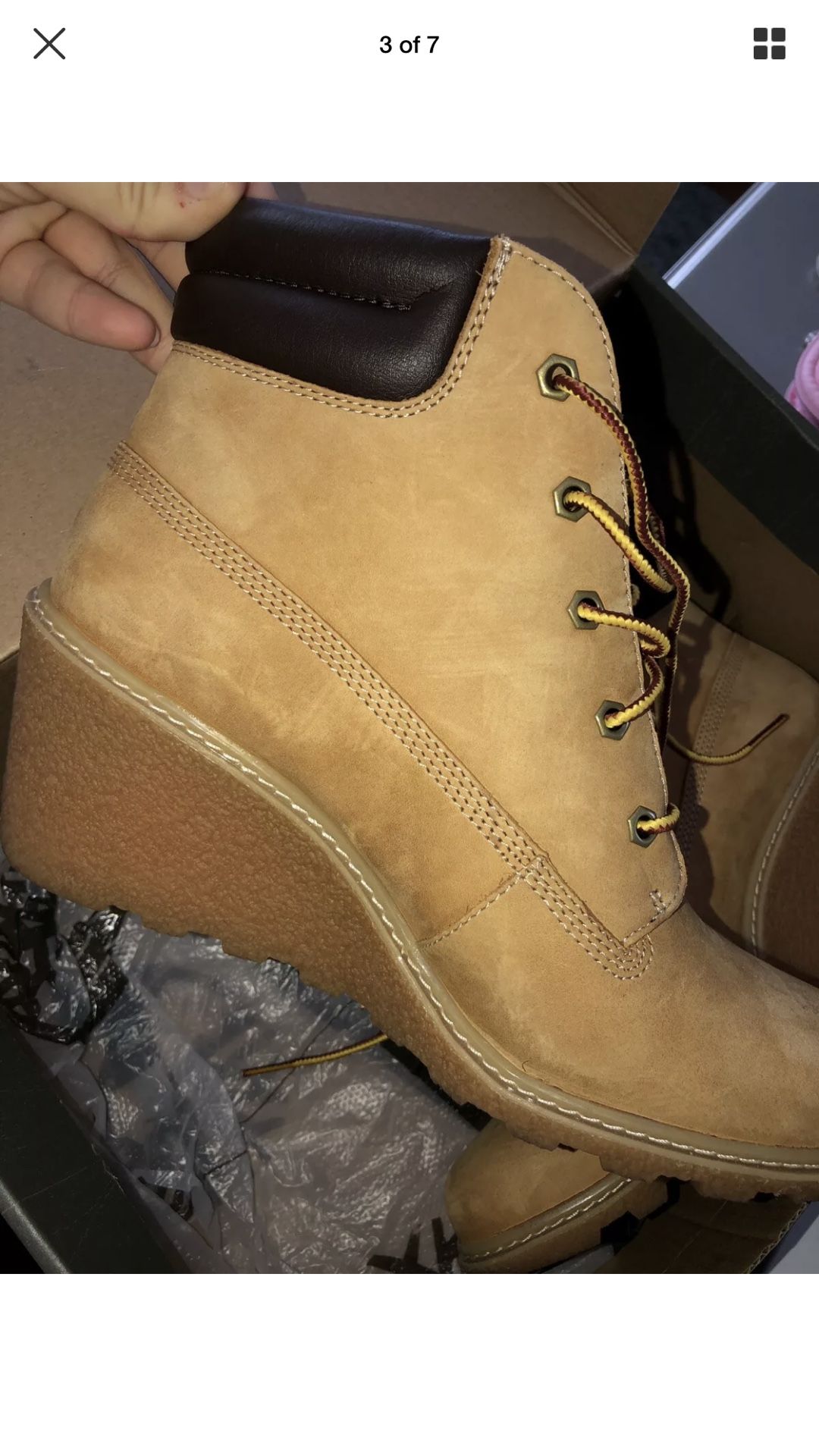Timberland Women’s Amston 6 Inch High Heel Boots Size 9
