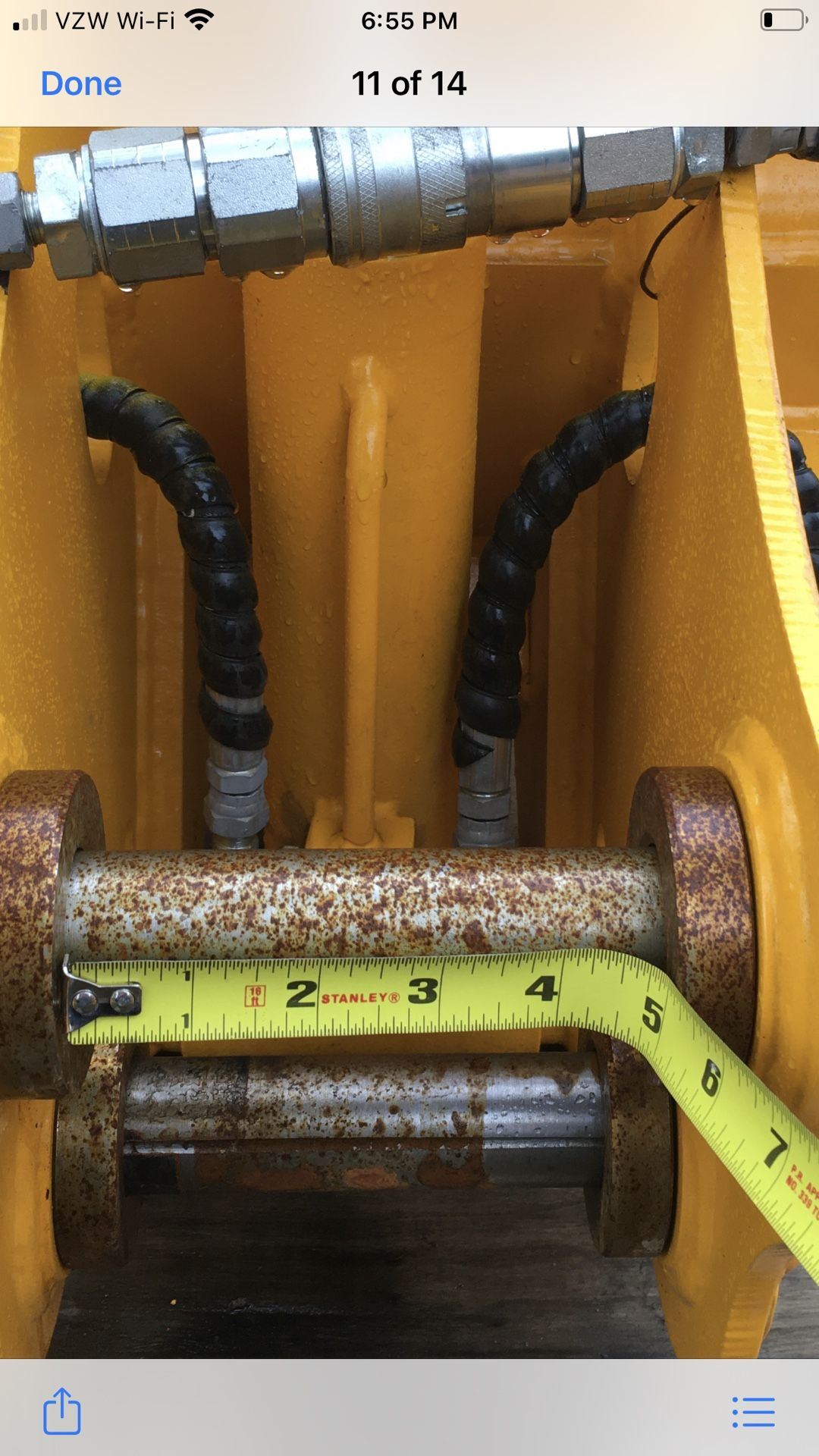 new excavator grapple
