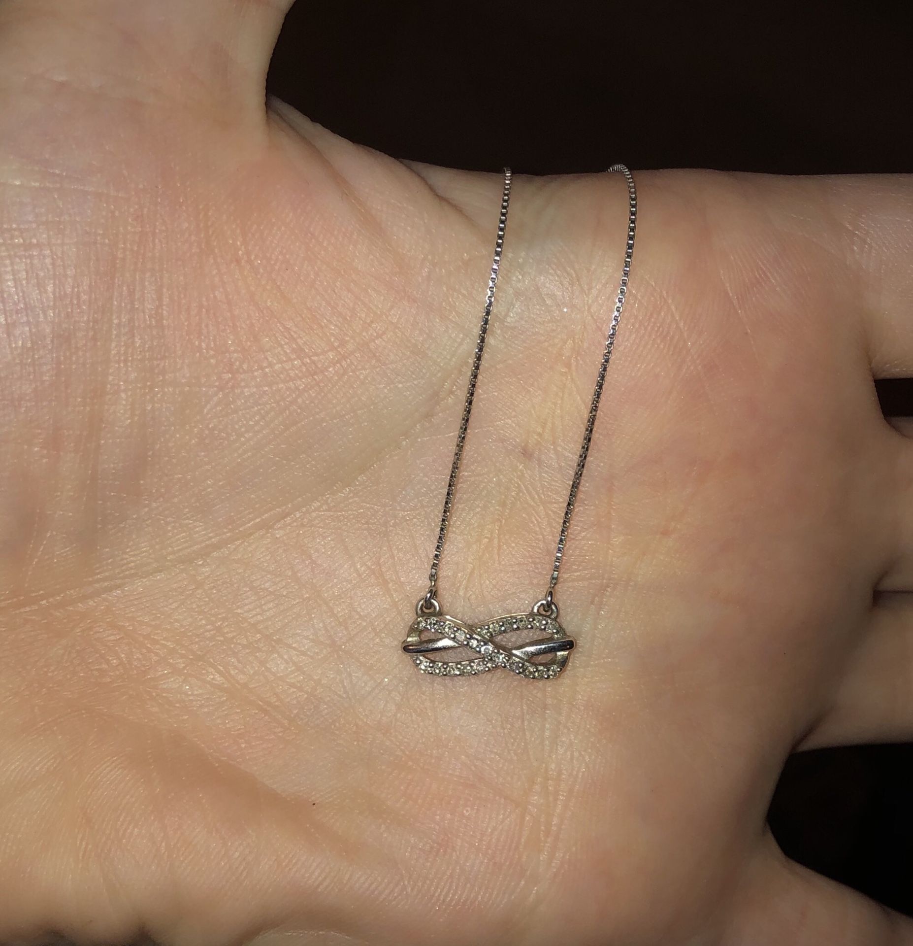 Diamond pendant and bracelet