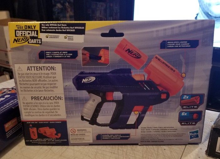 Nerf Shellstrike DS-6 Set Of 2 *new*