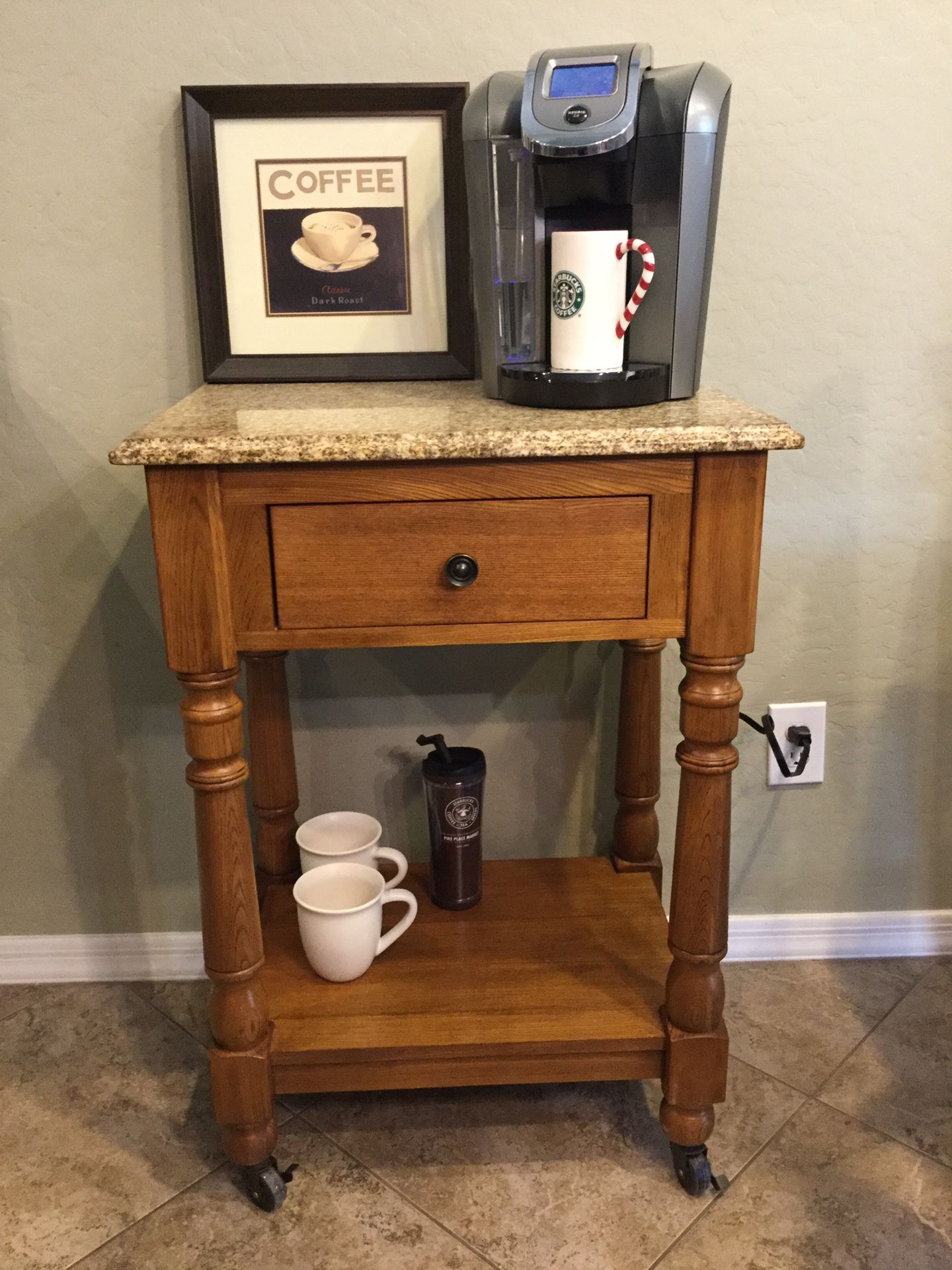 Kitchen Island Cart/Coffee Bar for Sale in Gilbert, AZ OfferUp