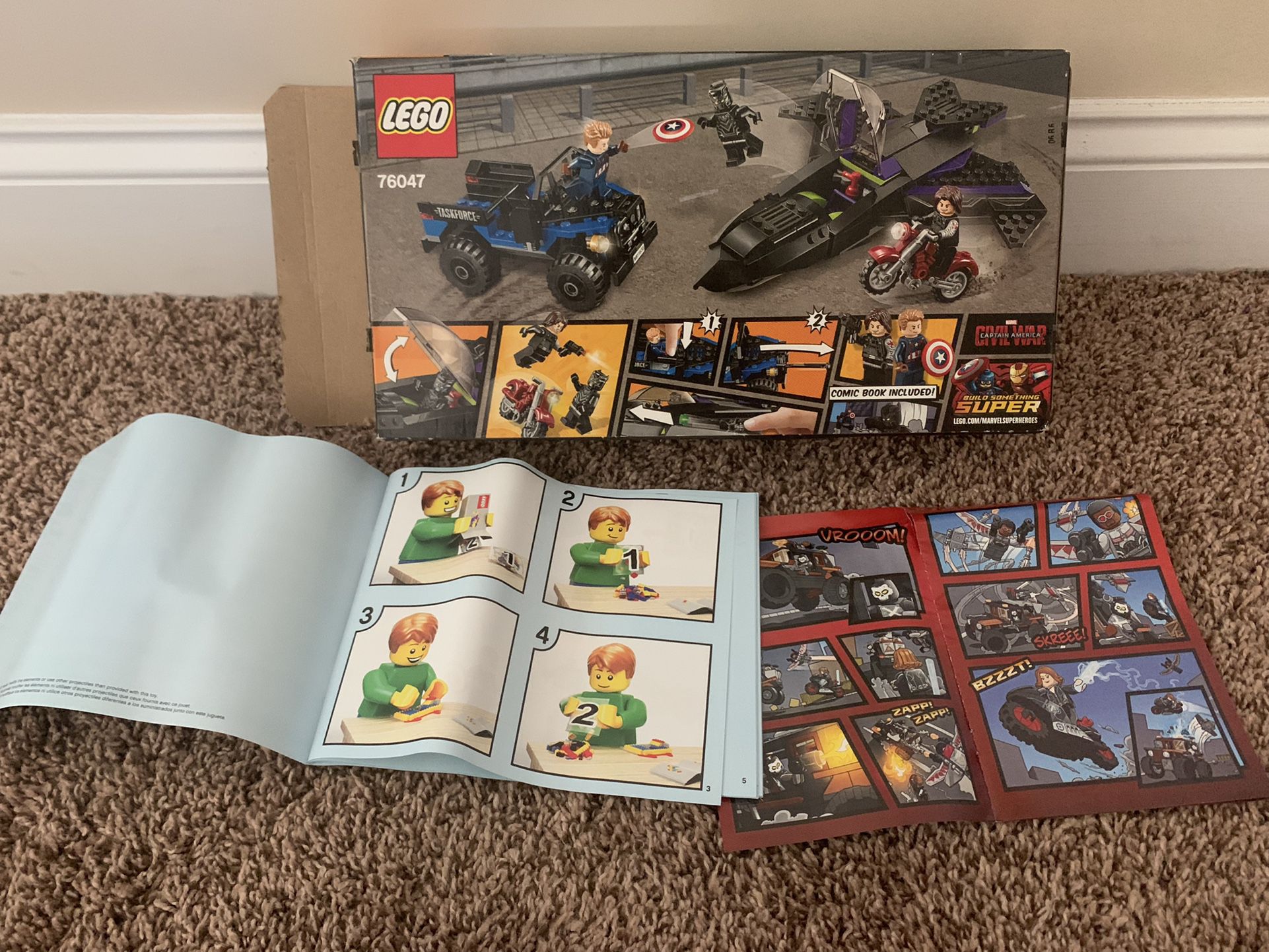 Lego Super Heroes 76047 Black Panther Pursuit *NEAR MINT*