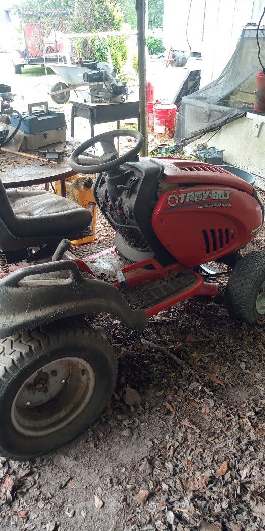 Mower With Out Deck 18 Up Motor Ran Good Last Year. Took Starter Off For My Other Mower