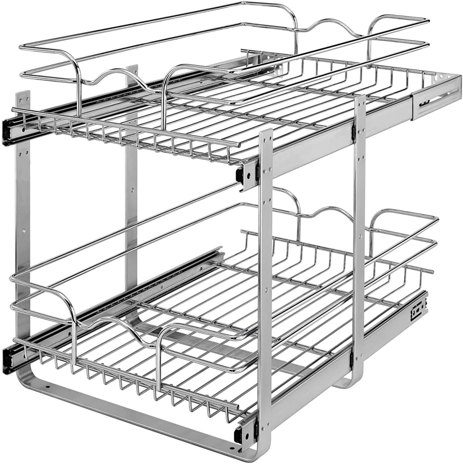 used rev-a-shelf two-tier kitchen cabinet organization