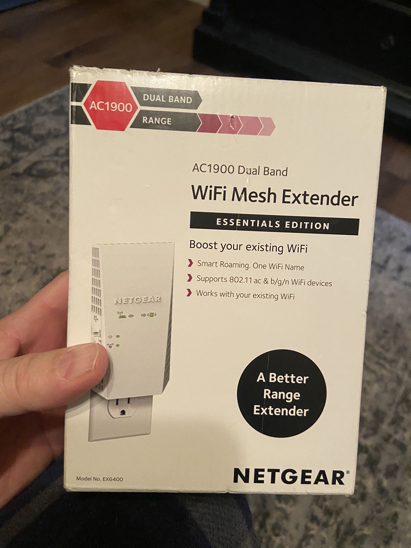 Netgear AC1900 Dual Band Range WiFi Mesh Extender 