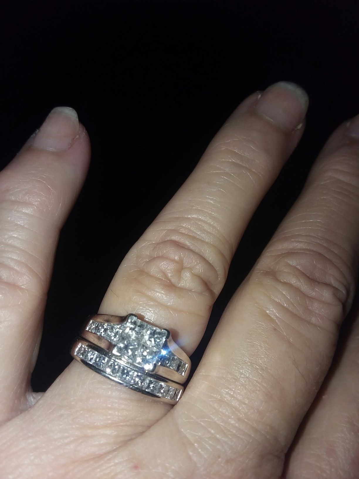 2kt.diamonds wedding set