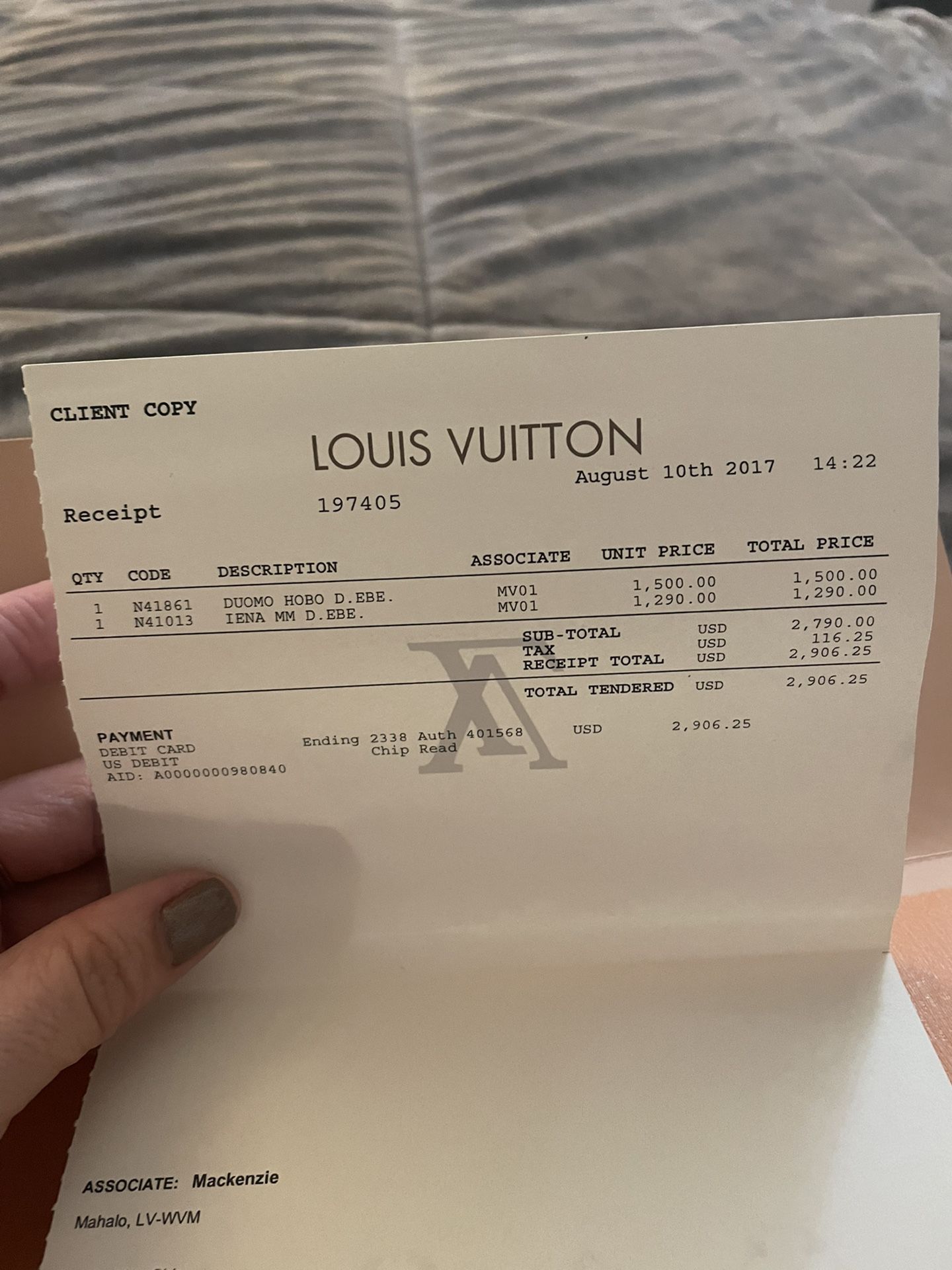 Authentic Louis Vuitton Purse