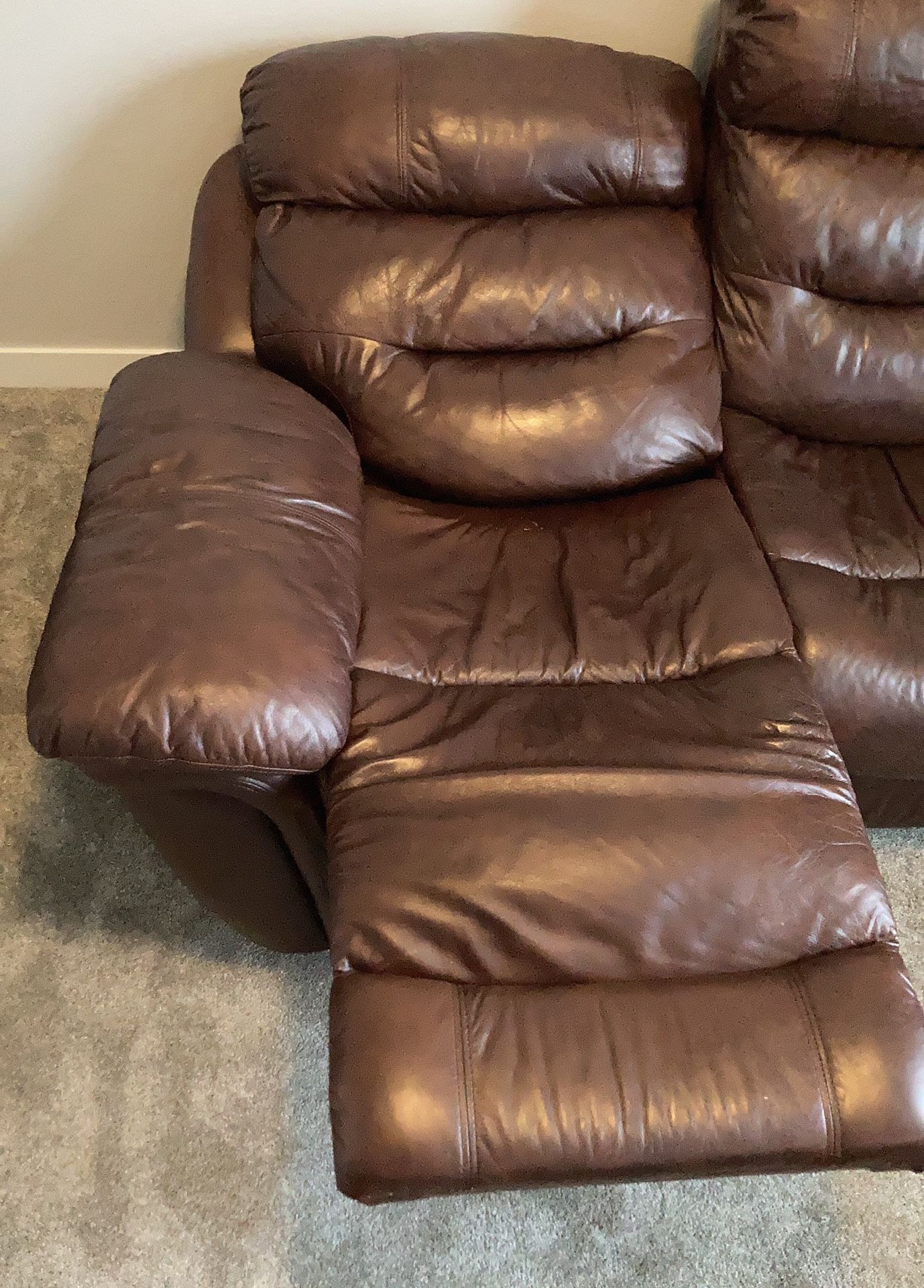 Real Leather Sofa