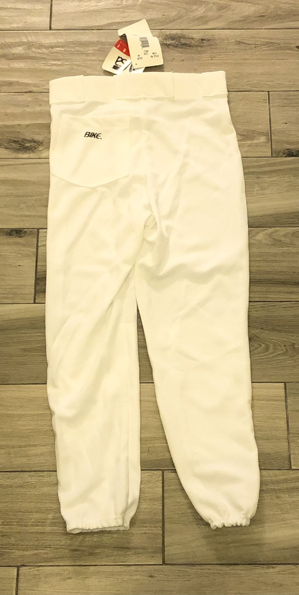 Bike Athletic Style 4108 White Adult Baseball Pants w/Belt Loops Size Small NEW