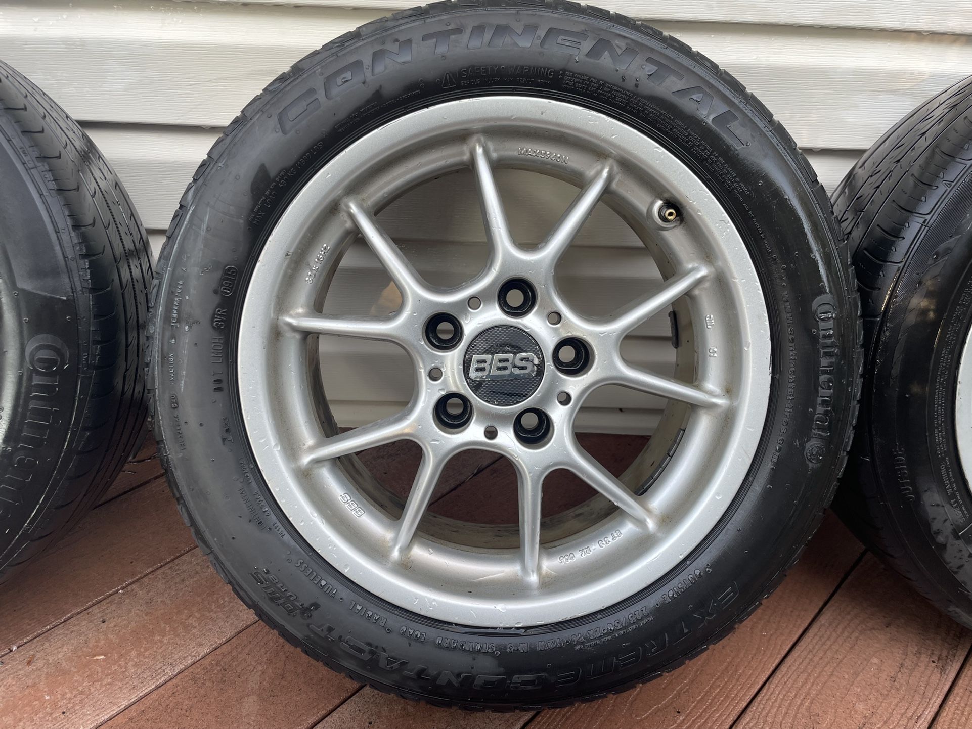 BBS RK 16” X 8 Set Of 4 w/Tires