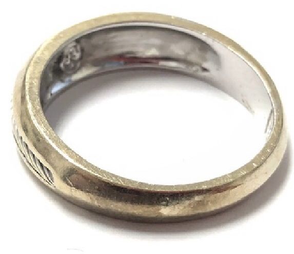 Men’s Wedding Band 18kt White Gold
